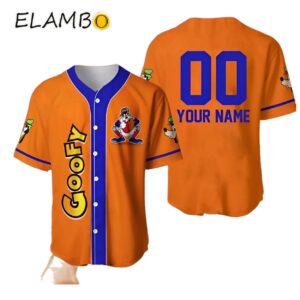 Custom Cartoon Dog Baseball Jersey Goofy Lover Baseball Shirt Disney Magic Kingdom Shirt Printed Thumb