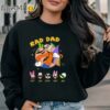 Custom Cartoon Rad Dad With Kids Name Shirt Father's Day Gifts Sweatshirt Sweatshirt