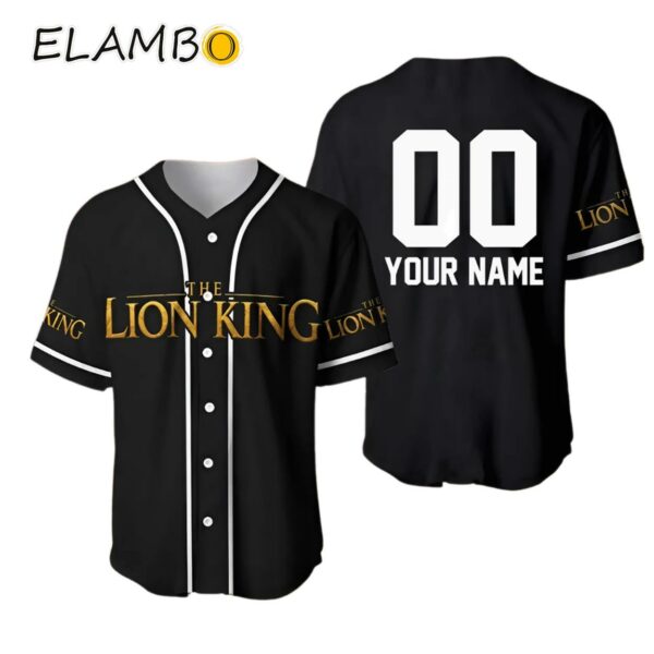 Custom Name And Number Lion Baseball Jersey Animal King Cartoon Basketball Jersey Printed Thumb