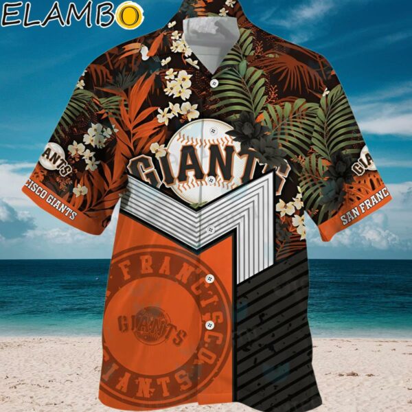 Custom SF Giants Hawaiian Shirt Logo Pattern San Francisco Aloha Shirt Aloha Shirt