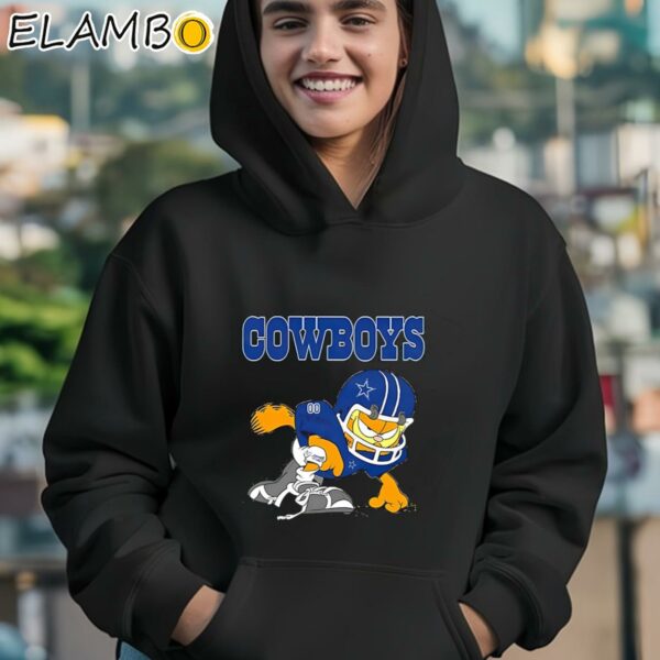 Dallas Cowboys Garfield Grumpy Football Player Shirt Hoodie 12