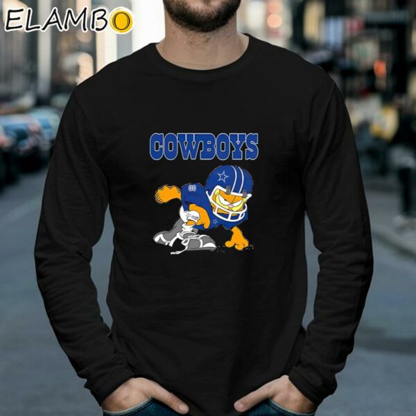 Dallas Cowboys Garfield Grumpy Football Player Shirt Longsleeve 39