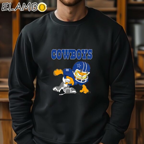 Dallas Cowboys Garfield Grumpy Football Player Shirt Sweatshirt 11