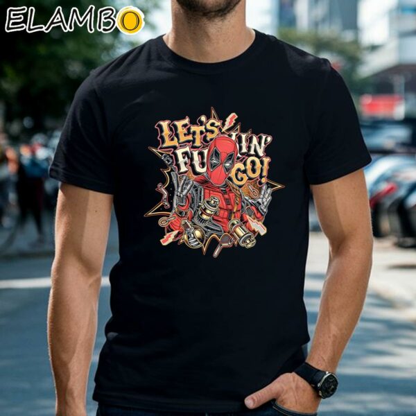Deadpool Let's Freaking Go Shirt Black Shirts Shirt