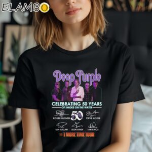 Deep Purple Celebrating 50 Years Of Smoke On The Water 1 More Time Tour Shirt Black Shirt Shirt