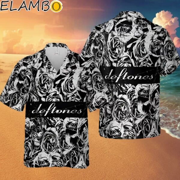 Deftones Black Roses Vintage Hawaiian Shirt Hawaaian Shirt Hawaaian Shirt