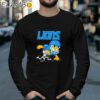 Detroit Lions Garfield Grumpy Football Player Shirt Longsleeve 39