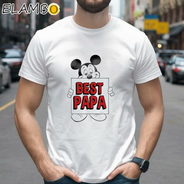 Disney Big Mickey Dad Tee Shirt 2 Shirts 26