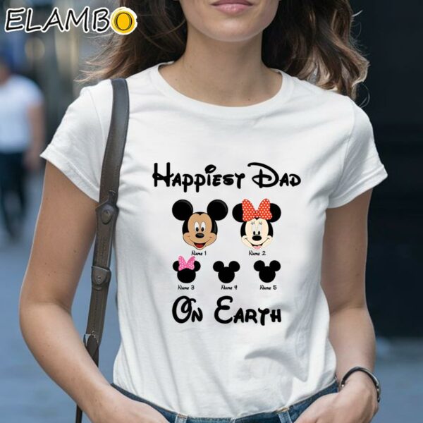 Disney Dad Shirt Personalized Name Happiest Dad On Earth 1 Shirt 28