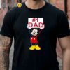 Disney Fathers Day Mickey Mouse 1 Dad Chest Shirt Black Shirt Shirts