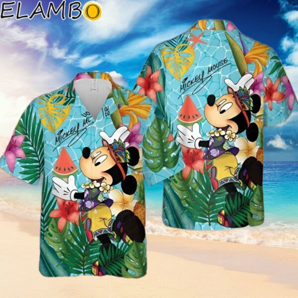 Disney Hawaiian Shirt Disney Mickey Mouse Hawaiian Disney World Hawaiian Hawaiian