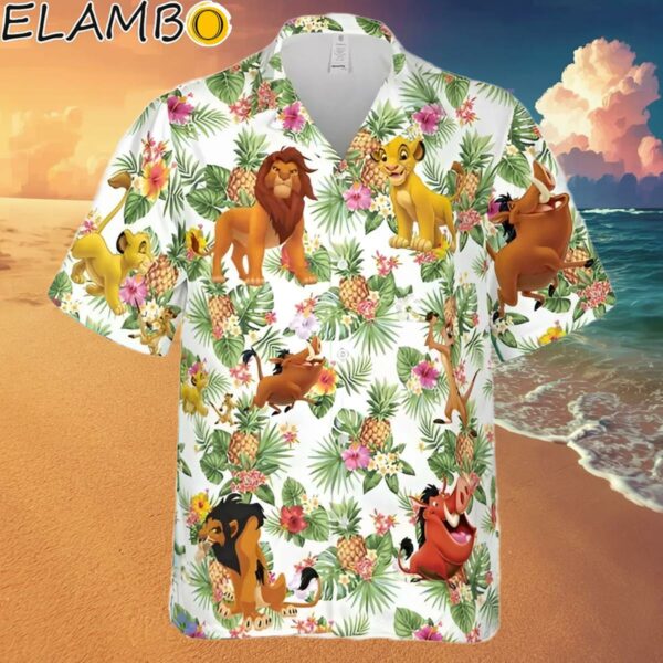 Disney Hawaiian Shirts Summer Beach The Lion King Simba Pumbaa Hawaaian Shirt Hawaaian Shirt