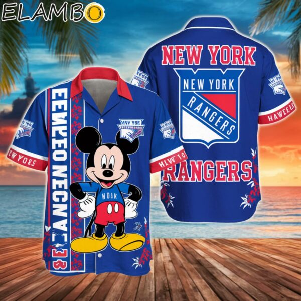 Disney Mickey New York Rangers Hawaiian Shirt For Men And Women Printed Aloha