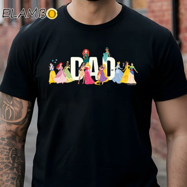 Disney Princess Squad Dad Family Trip Vacation Reunion Shirt Black Shirt Shirts