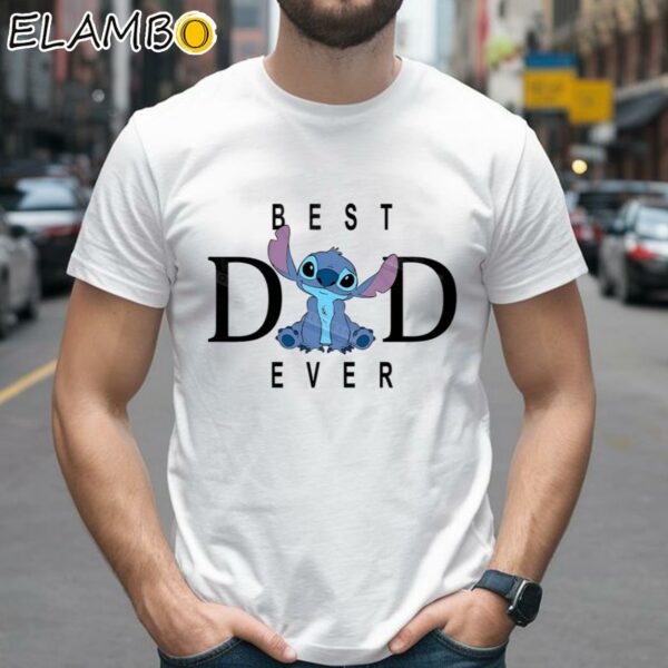 Disney Stich Best Dad Ever Shirt Gift For Dad 2 Shirts 26