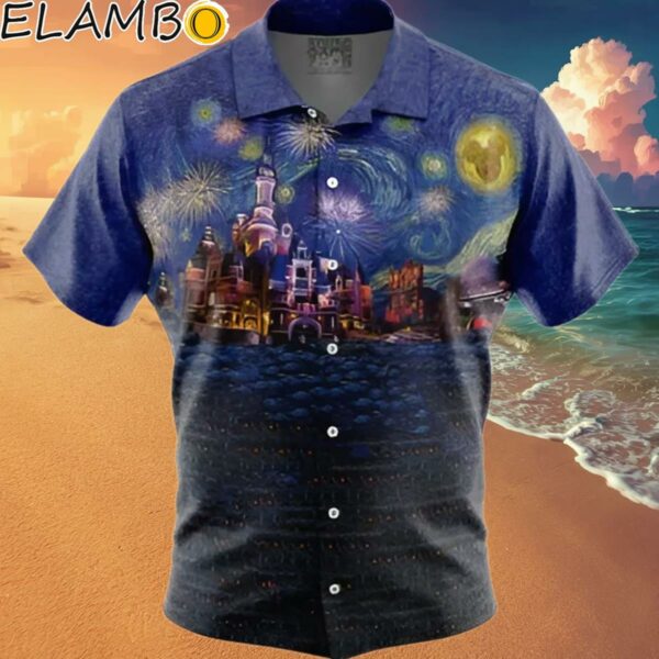 Disneyland Starry Night Hawaiian Shirt Hawaaian Shirt Hawaaian Shirt