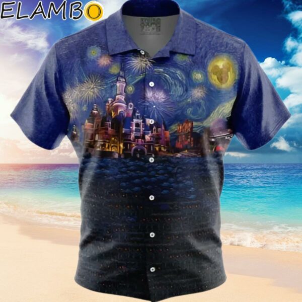 Disneyland Starry Night Hawaiian Shirt Hawaiian Hawaiian