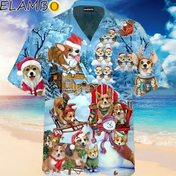 Dog Corgi Christmas Aloha Beach Hawaiian Shirts For Dogs Lovers Hawaiian Hawaiian