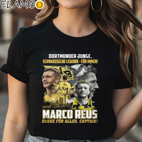 Dortmunder Junge Schwarz Gelbe Legende Fur Immer Marco Reus Danke Fur Alles Captain Shirt Black Shirt Shirt