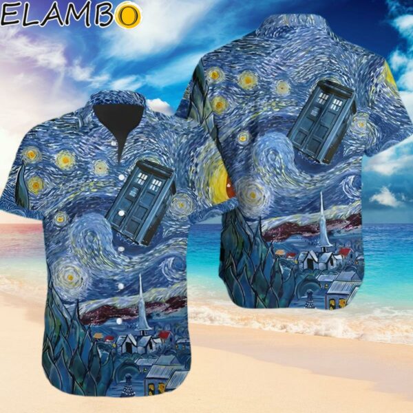 Dr Who Starry Night Hawaiian Shirt Hawaiian Hawaiian