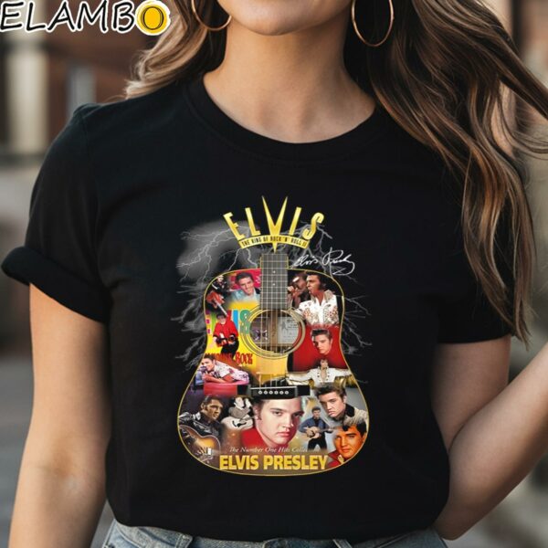 Elvis Presley The King Of Rock'N Roll The Number One Hits Collection Shirt Black Shirt Shirt