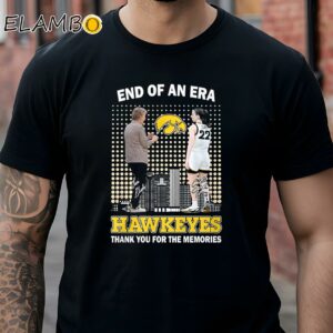 End Of An Era Lisa Bulder Hawkeyes Thank You For The Memories Shirt Black Shirt Shirts