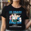 Family Guy Seth Macfarlane 25 Years 1999 2024 Thank You For The Memories Signature Shirt Black Shirt Shirt
