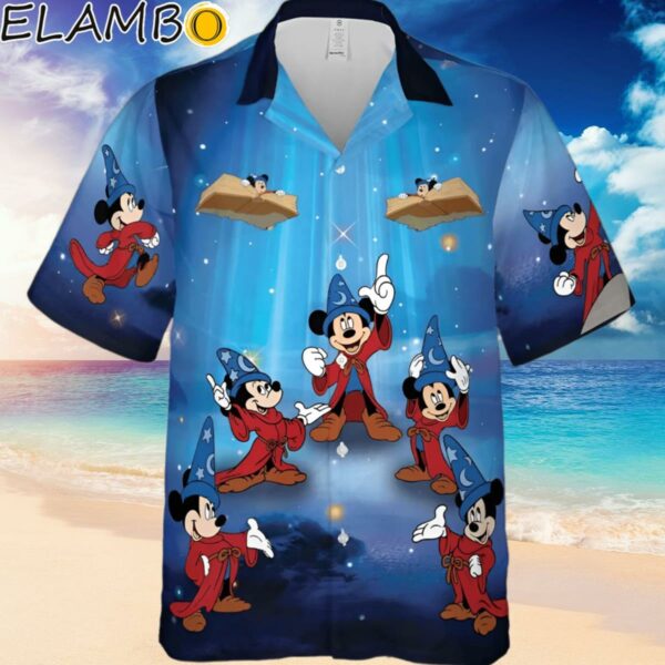 Fantasia Sorcerer Mickey Hawaiian Disney Shirt Hawaiian Hawaiian