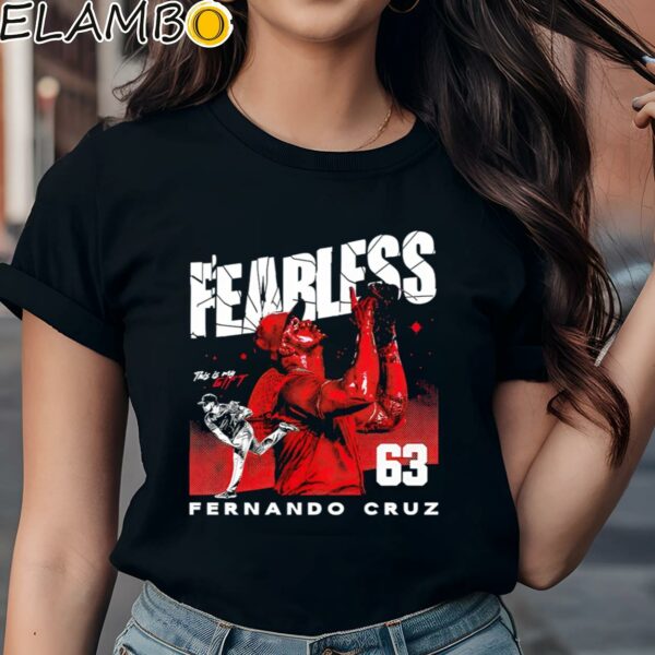 Fearless Fernando Cruz 63 Cincinnati Reds This Is My Gift Shirt Black Shirts Shirt