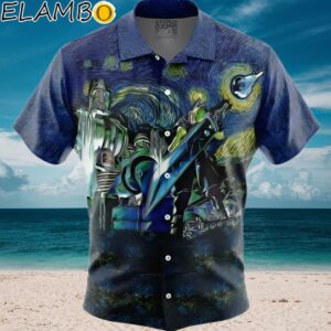 Final Fantasy 7 Starry Night Midgar Hawaiian Shirt Aloha Shirt Aloha Shirt
