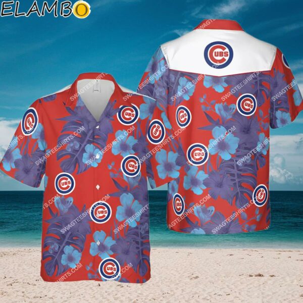 Floral Chicago Cubs Mlb Summer Vacation Hawaiian Shirt Aloha Shirt Aloha Shirt