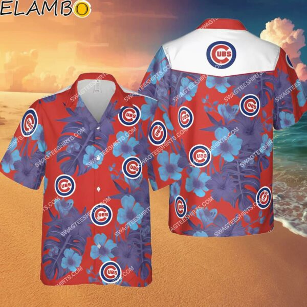 Floral Chicago Cubs Mlb Summer Vacation Hawaiian Shirt Hawaaian Shirt Hawaaian Shirt