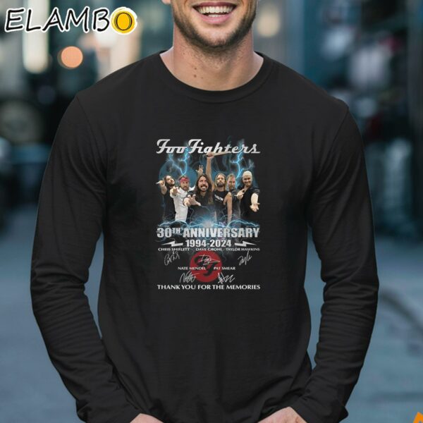 Foo Fighters 30th Anniversary 1994 2024 Signature Thank You For The Memories Shirt Longsleeve 17