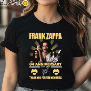 Frank Zappa 84th Anniversary 1940 2024 Thank You For The Memories Shirt Black Shirt Shirt