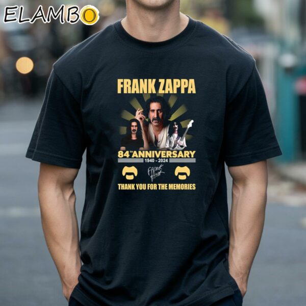Frank Zappa 84th Anniversary 1940 2024 Thank You For The Memories Shirt Black Shirts 18