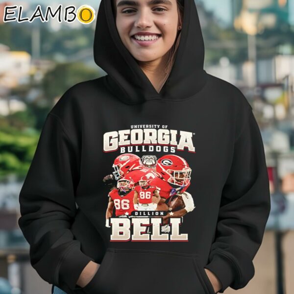 Georgia Bulldogs NCAA Football Dillon Bell Player Collage Poster shirt Hoodie 12