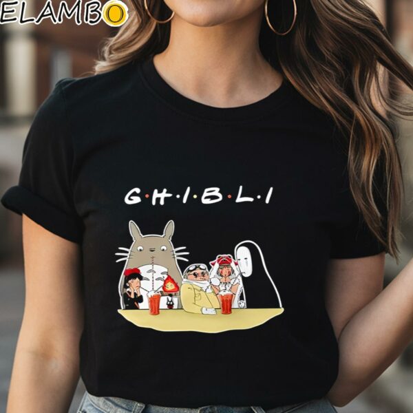 Ghibli Studio True Art True Friend Fan T shirt Black Shirt Shirt