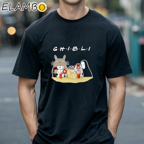Ghibli Studio True Art True Friend Fan T shirt Black Shirts 18