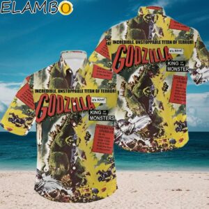 Godzilla King of Monsters Unisex Hawaiian Shirt Aloha Shirt Aloha Shirt
