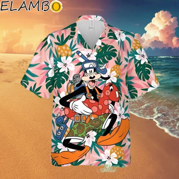 Goofy Dog The Diver Disney Mickey Mouse Cartoon Hawaiian Shirt Hawaaian Shirt Hawaaian Shirt