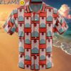 Hanafuda Earrings Demon Slayer Button Up Hawaiian Shirt Hawaaian Shirt Hawaaian Shirt
