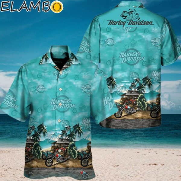 Harley Davidson Aloha Biker Hawaiian Shirt Aloha Shirt Aloha Shirt