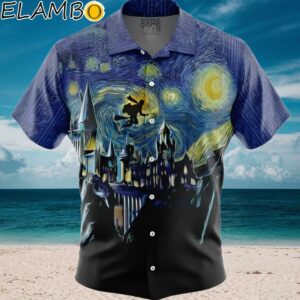 Harry Potter Starry Night Hogwarts Hawaiian Shirt Aloha Shirt Aloha Shirt