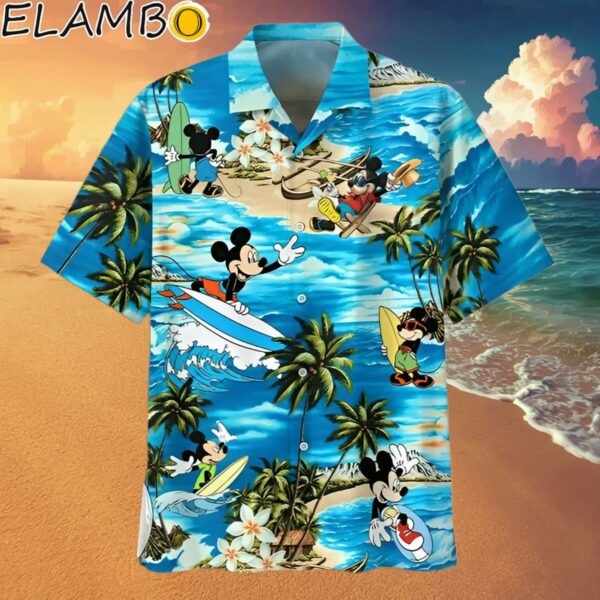 Hawaiian Disney Shirt Summer Beach Mickey Surfboard Hawaaian Shirt Hawaaian Shirt