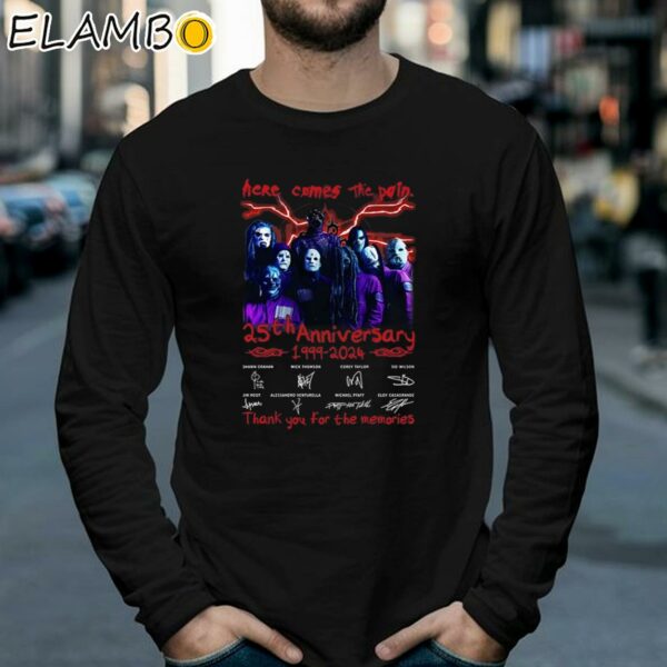 Here Comes The Pain 25th Anniversary 1999 2024 Slipknot Thank You For The Memories Shirt Longsleeve 39