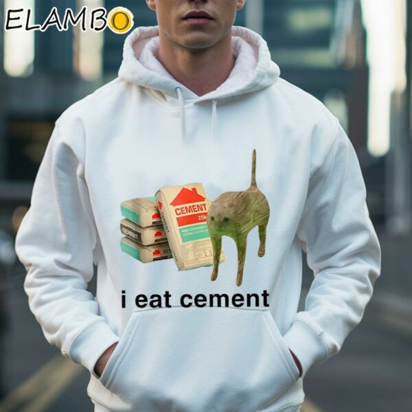 I Eat Cement Cat Shirt Hoodie 36