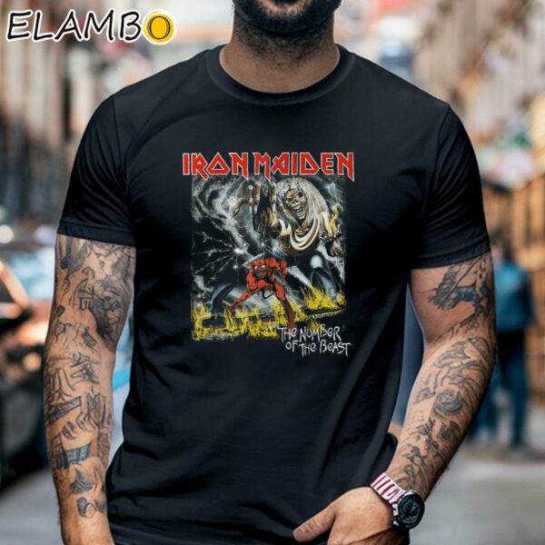 Iron Maiden Eddie Number Of The Beast Shirt Black Shirt 6