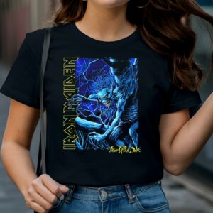 Iron Maiden Fear Of The Dark T Shirt Blue Eddie 1 TShirt