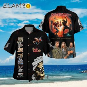 Iron Maiden Legacy Of The BeaStar Trek Tour Hawaii Shirt Aloha Shirt Aloha Shirt