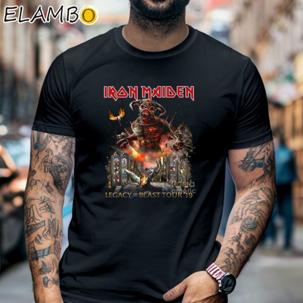 Iron Maiden Legacy of The Beast Tour 2019 Shirt Black Shirt 6